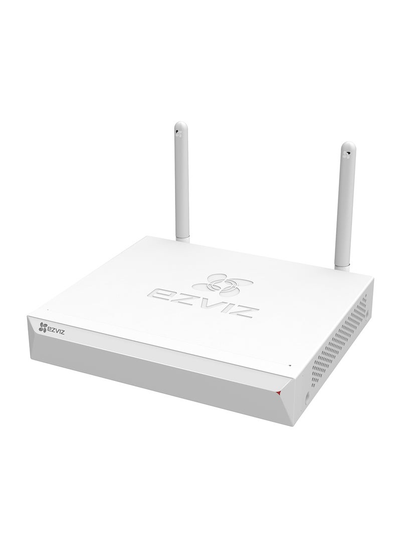 EZVIZ X5S-4W Wireless 4 Channel NVR, Supports High-Resolution Cameras of Up to 3K Video Quality, Wi-Fi Range (2.4G) Up to 100 m, Supports ONVIF, H.265 Video Technology, HDMI/VGA Output, Supports Up to 8TB Storage | CS-X5S-R100-4W - Image 1