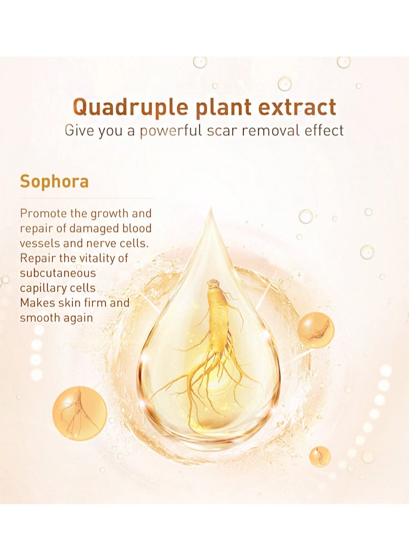 LANBENA - Herbal repair scar cream 30g, scar gel, skin repair gel, natural plant ingredients, effectively repair old and new scars, burns, stretch marks, acne, sunburn (30g) - Image 1