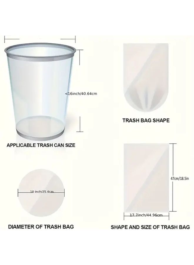 Green Heavy Duty Trash Bags 100 Count 5 Pack Reinforced Seams Tear Resistant - Image 3