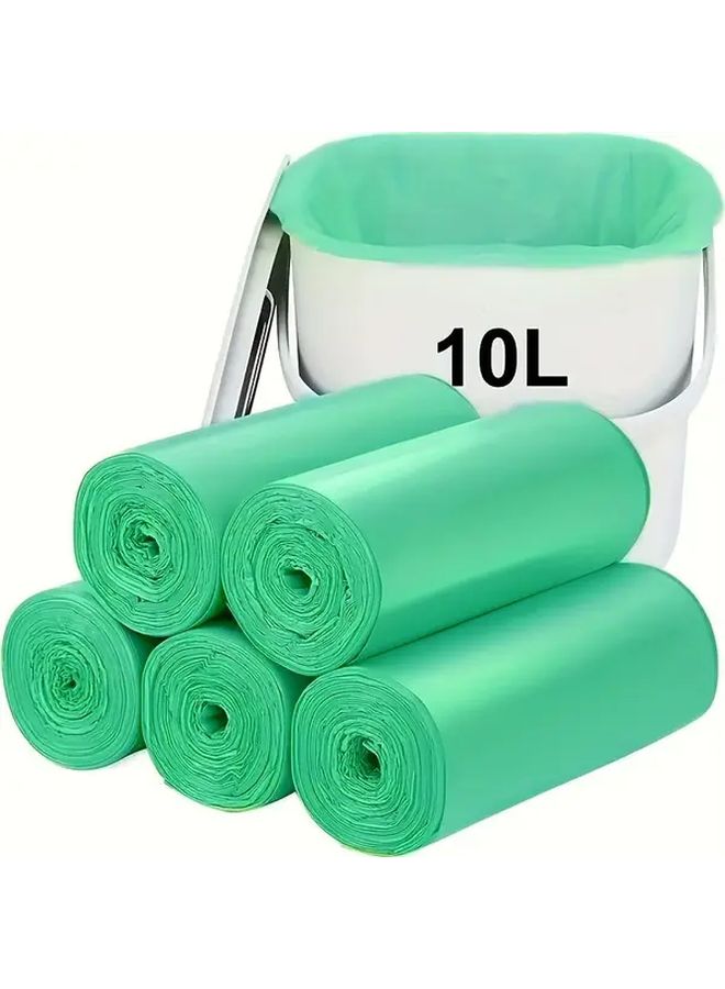 Green Heavy Duty Trash Bags 100 Count 5 Pack Reinforced Seams Tear Resistant - Image 1
