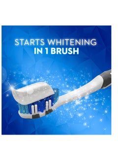 Crest Crest 3D White Advanced Luminous Mint Teeth Whitening Toothpaste, Crest Toothpaste, 3.7 oz Pack of 4 - Helps Remove Surface Stains, Whitens Teeth, Strengthens Tooth Enamel, Protects Against Cavities  - Image 4