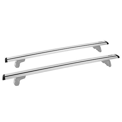 YAKIMA, JetStream Bar Aerodynamic Crossbars for Roof Rack Systems, Set of 2, Silver, Small (50") - Image 4