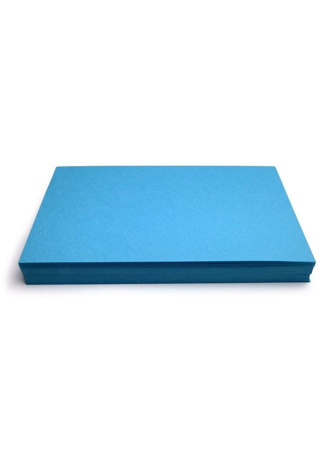 PPAPPAPPIYO Set Of 50 3X5 Color Blank Index Cards 180Gsm (Blue)  - Image 1