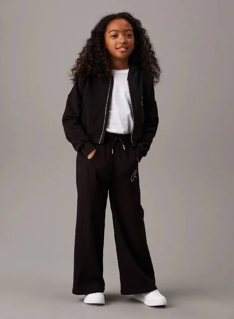 Calvin Klein Jeans  Wide Leg Logo Joggers for Women | Best Price UAE
