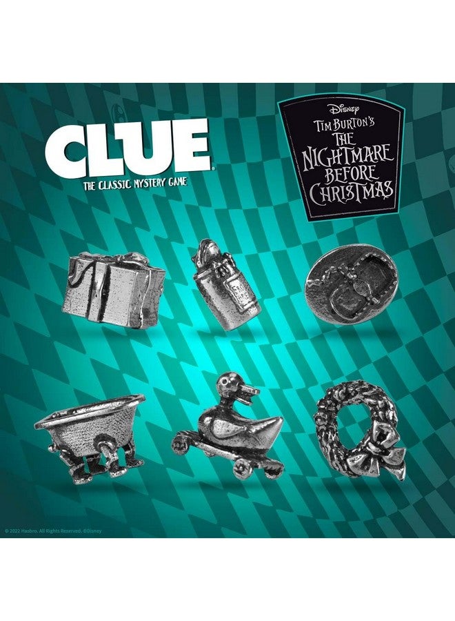 USAopoly CLUE: Disney The Nightmare Before Christmas | Collectible Clue Game Based on Disney Classic Film | Officially-Licensed Game with Familiar Locations and Iconic Characters - Image 3