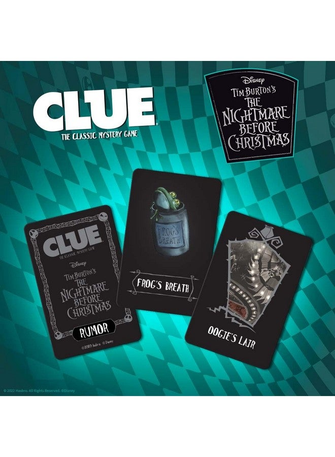 USAopoly CLUE: Disney The Nightmare Before Christmas | Collectible Clue Game Based on Disney Classic Film | Officially-Licensed Game with Familiar Locations and Iconic Characters - Image 5