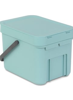 brabantia سلة المهملات BRABANTIA Sort &amp; Go، سعة 6 لتر - نعناع  - Image 2