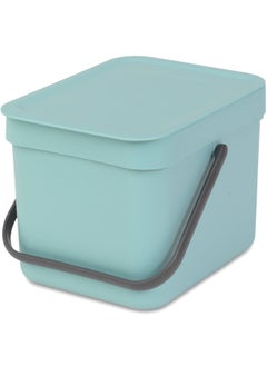 brabantia سلة المهملات BRABANTIA Sort &amp; Go، سعة 6 لتر - نعناع  - Image 1