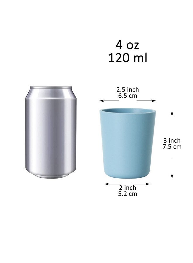 Youngever 3 Pack Silicone Kids Cups, 4 Ounce Silicone Kids Drinking Cups, Unbreakable Toddler Cups - Image 2