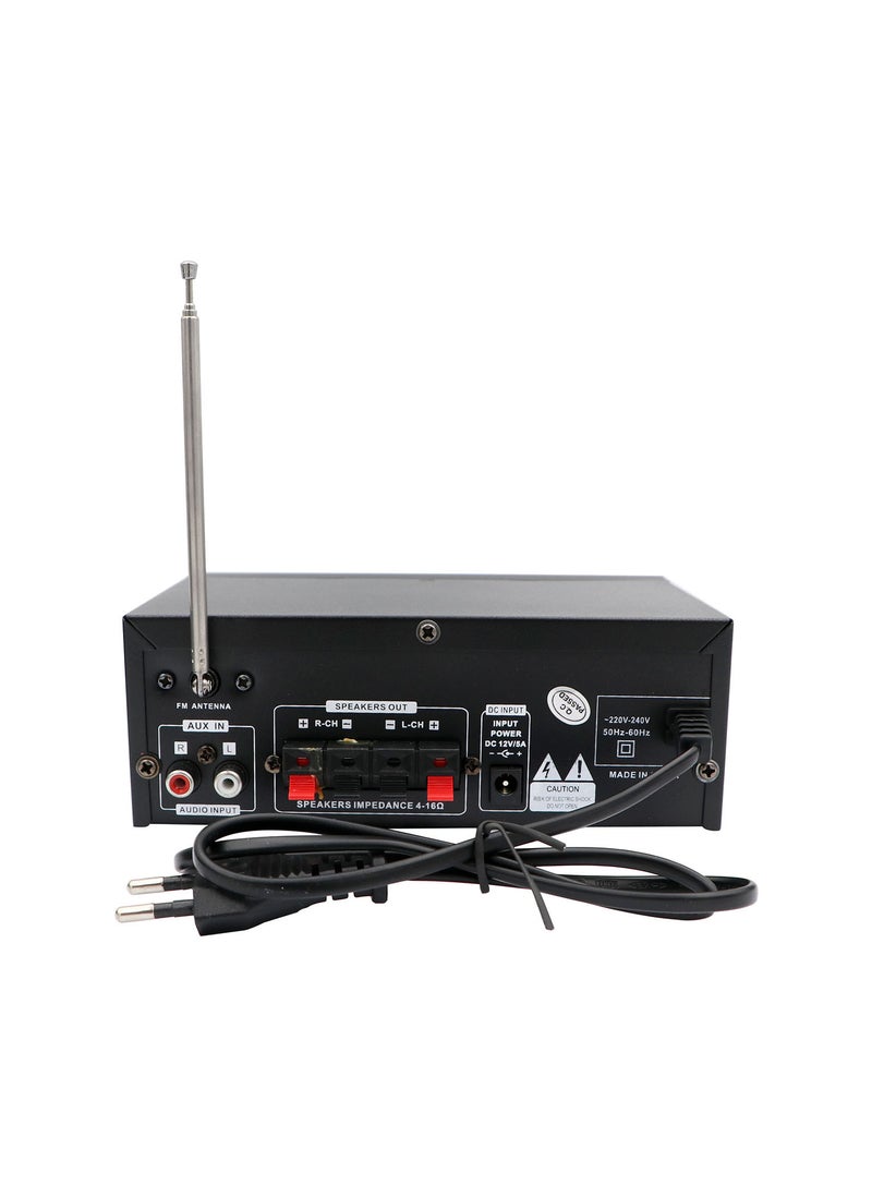 مضخم صوت كاريوكي ستيريو، أزرق/أسود - Image 5