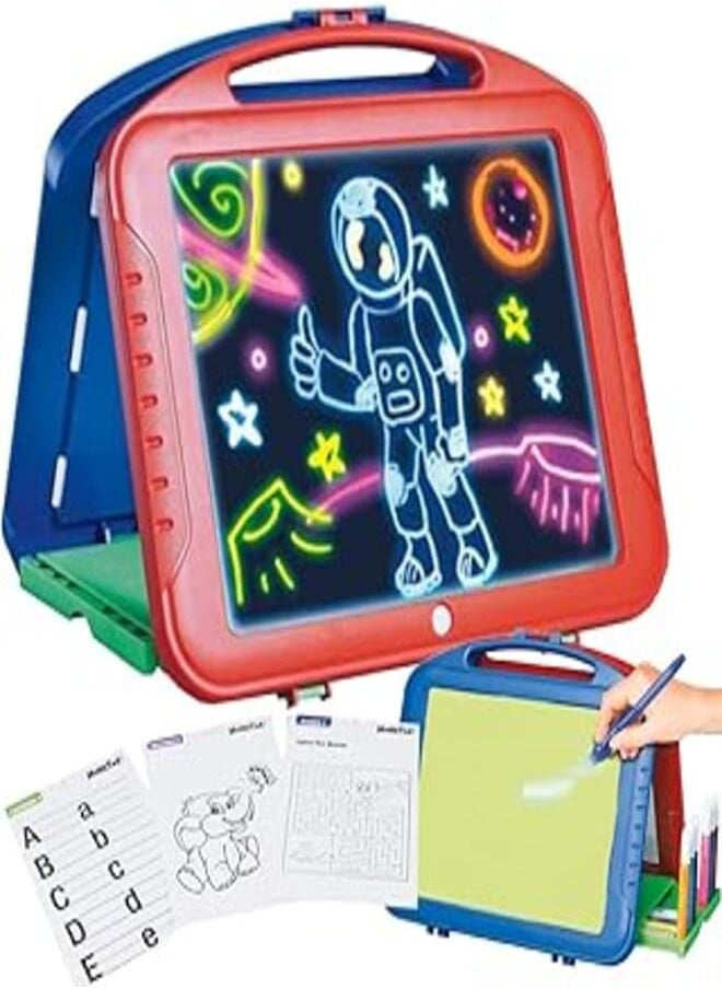 Generic Drawing Tablet with Neon Drawing Pen 