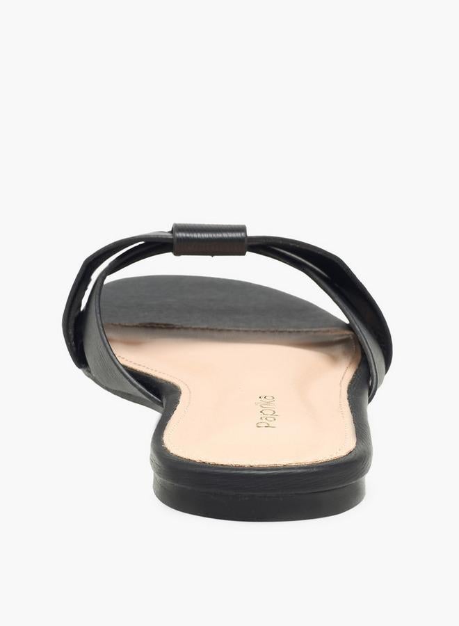 Paprika Women Cross Strap Slip-On Sandals - Image 5