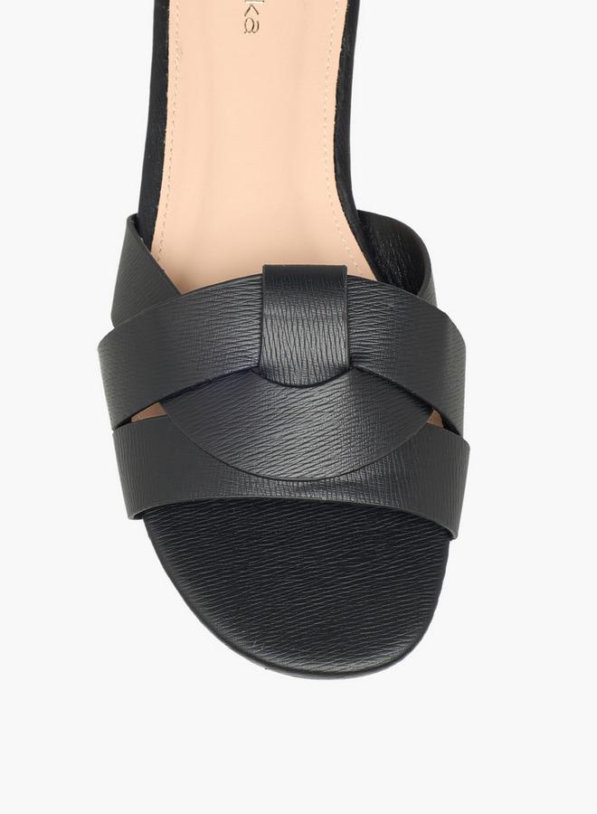 Paprika Women Cross Strap Slip-On Sandals - Image 4
