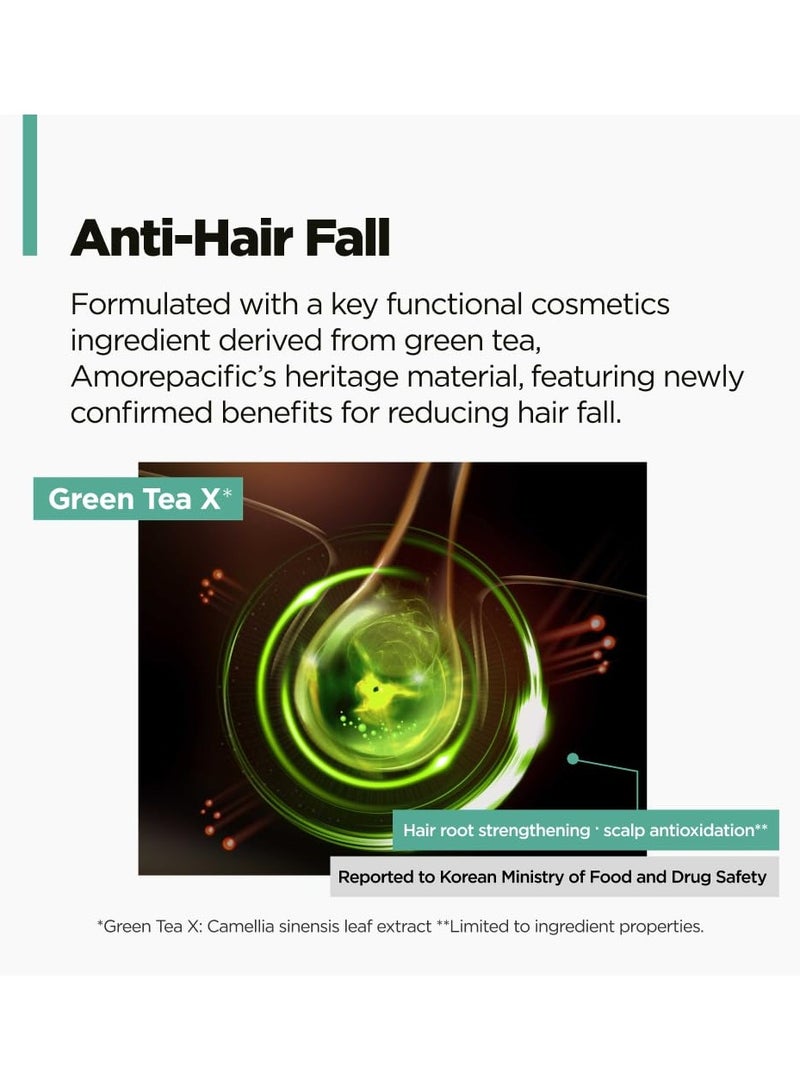 أموس بروفيشنال اموس بوفيشنال شامبو اكتيف مضاد للشيخوخة للشعر الرقيق والناعم من جرين تي | يحمي فروة الرأس ويكثف الشعر | مثبت سريريا، 500ml سائلة - Image 4
