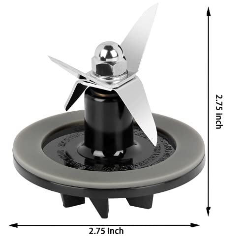 LiStarUs Replacement Parts Blender Blade Assembly with 3 Pieces Blender Gaskets，Fit for Cuisinart CBT-500, SB5600, CB600 - Image 2