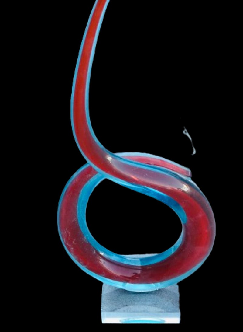Vitacelli Luxury Art Glass Sculpture 15 inch Tall - Image 2