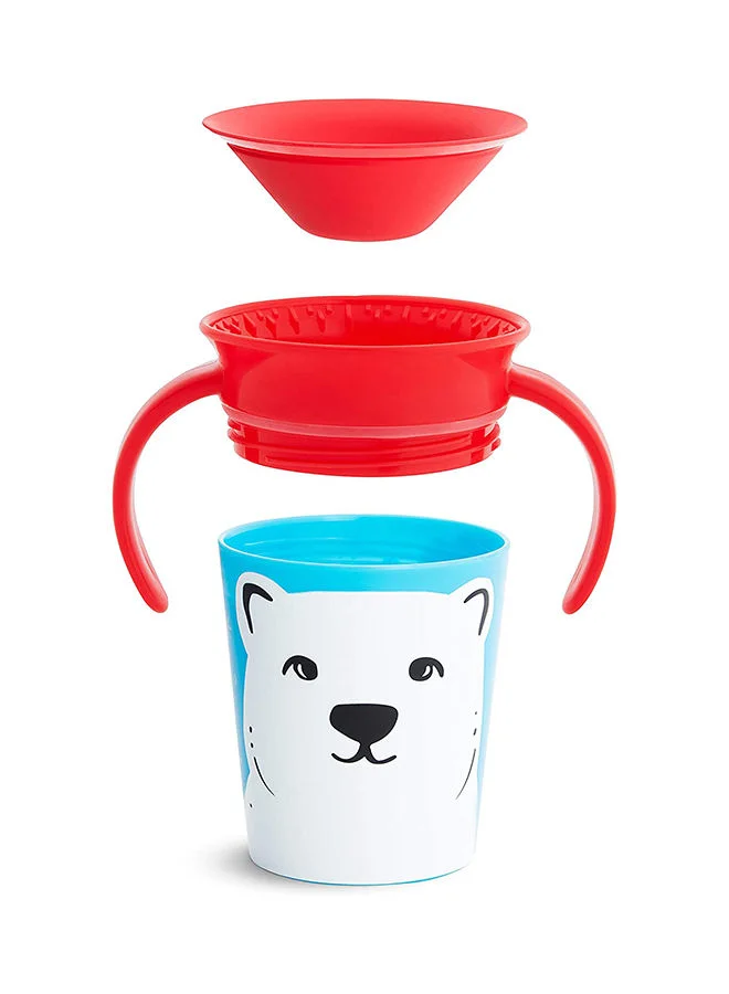 Munchkin Miracle 360 Wildlove Trainer Cup 6 Oz/ 177 Ml Polar Bear