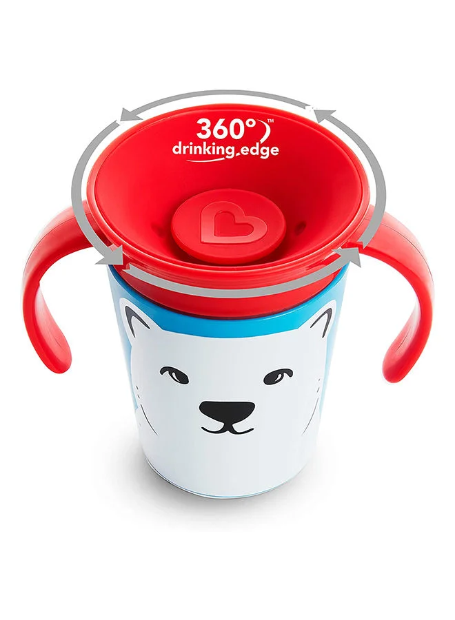 Munchkin Miracle 360 Wildlove Trainer Cup 6 Oz/ 177 Ml Polar Bear