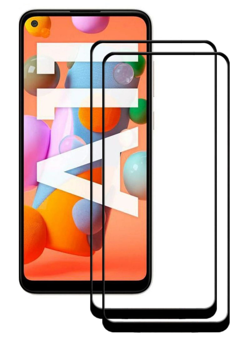 ACLIX 2 Pieces Antistatic ESD Dustproof Premium Quality High Definition Tempered Glass Screen Protector Designed For Samsung Galaxy A11 - Image 1