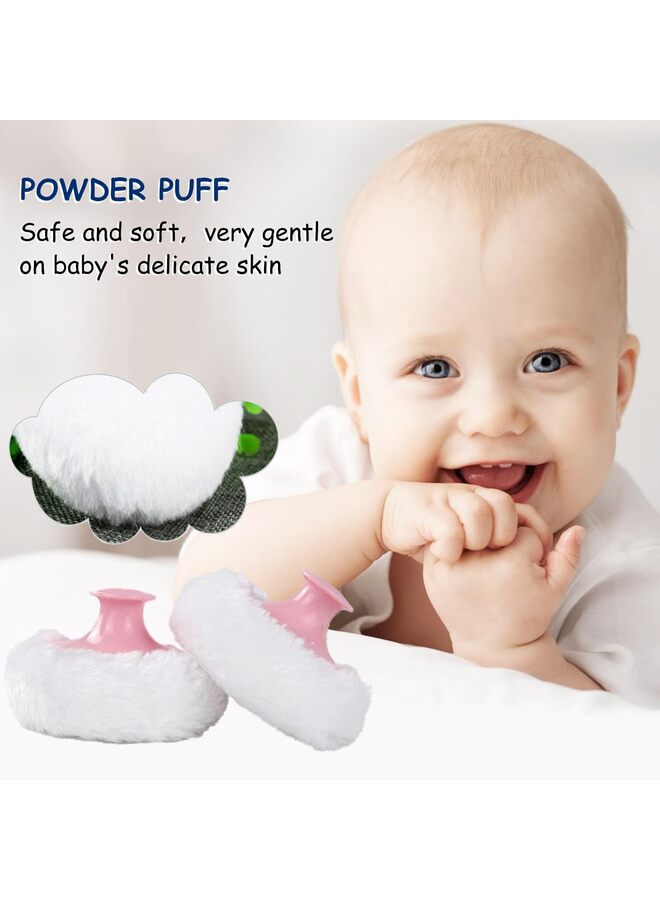 بودرة للجسم وعلبة لتخزين البودرة، بودرة للنساء وعلبة بودرة للاستحمام والسفر (ساكورا)  بودرة للجسم وعلبة لتخزين البودرة، بودرة للنساء وعلبة بودرة للاستحمام والسفر (ساكورا) - Image 4