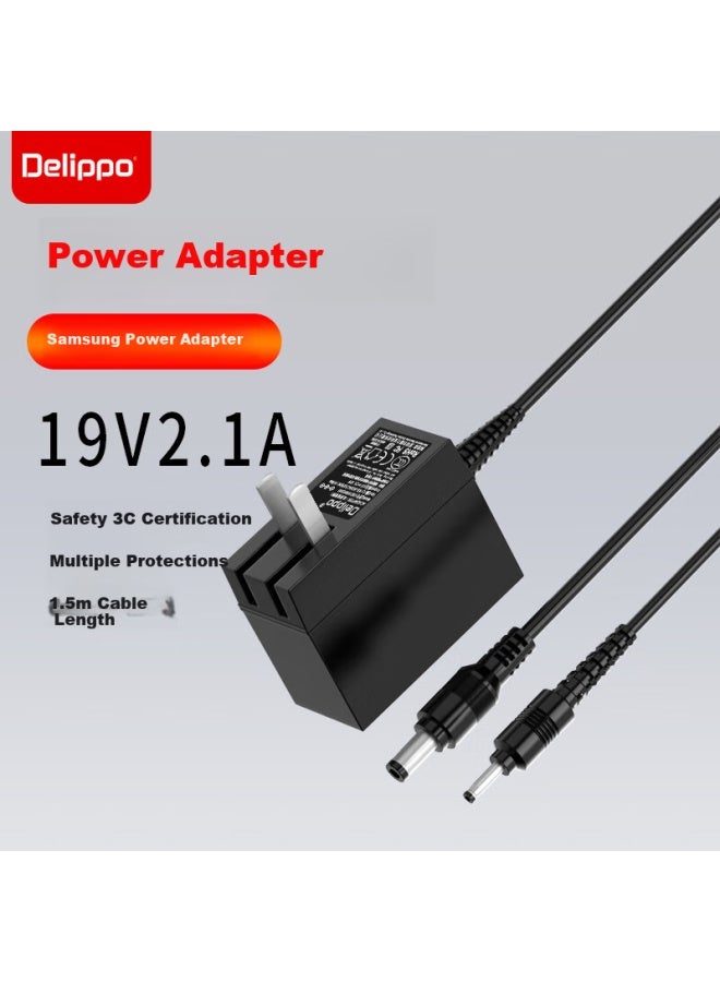 Delippo Compatible With Samsung Laptop Charger 915S3G 905S3G 940X3G, Super Computer Np900X3L 535U3C Power Adapter Cable, 19V2.1A Small Port - Image 1