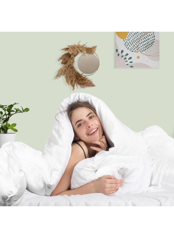 Single Size Snore More Luxury Home Textiles Reversible Microfibre Comfortable Sleep Quilt Bedding duvet - All Season Comforters - Plush Siliconized Fiberfill - 160 x 220 cm - Image 2