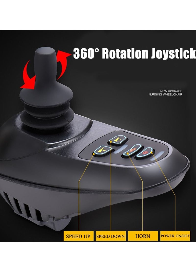 Cool Baby - COOLBABY Electric Power Wheelchair Can Fold Lightweight Elderly Disabled Intelligent Adjustment Automatic Full-lying Electric Wheelchair Scooter - Image 1