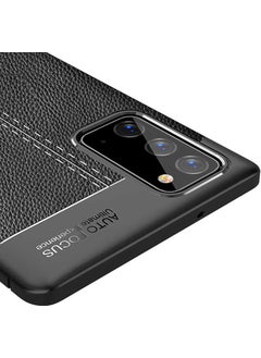 Coolacs Case Compatible with Samsung Galaxy Note 20 Leather Look Silicone Phone Case Cover  - Image 4