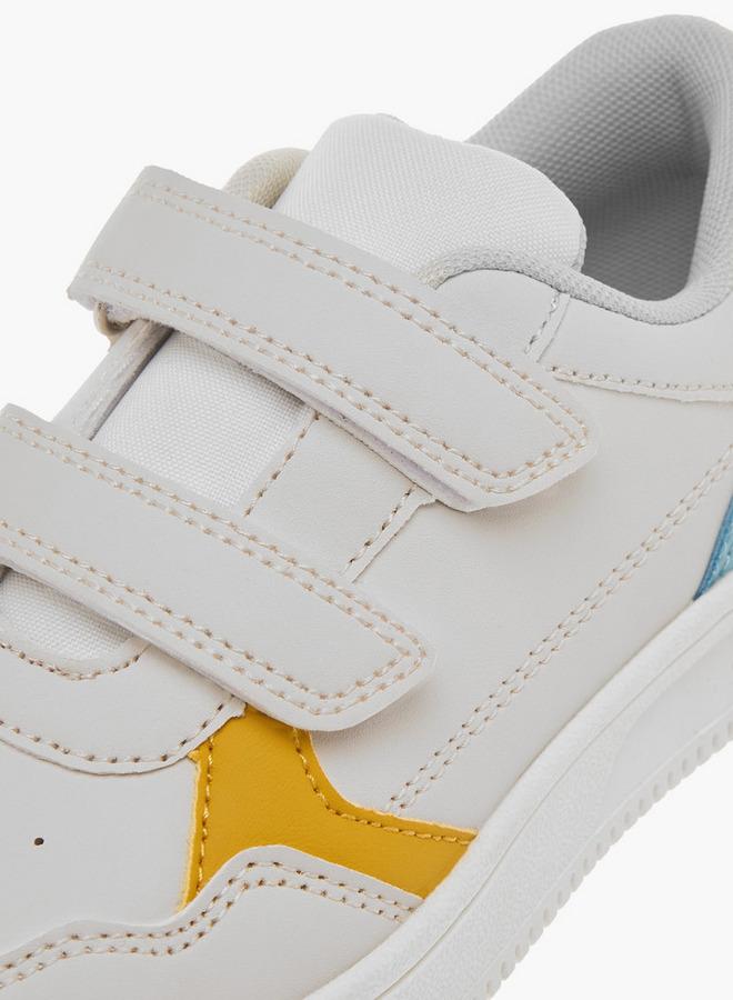 LBL by Shoexpress Boys Panelled Sneakers with Hook and Loop Closure - Image 4