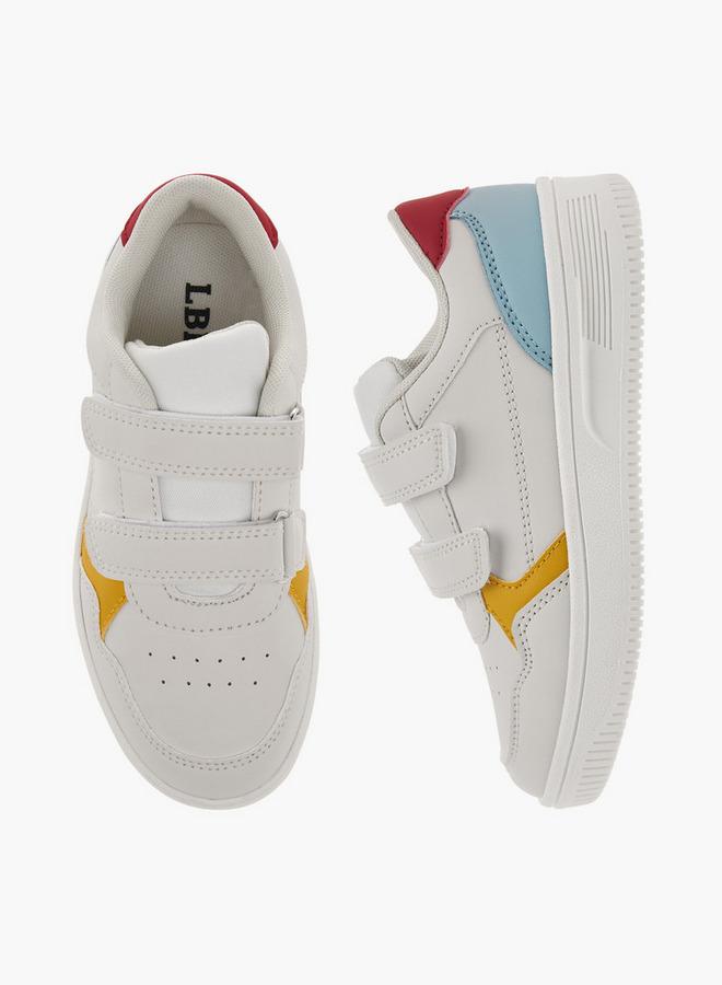 LBL by Shoexpress Boys Panelled Sneakers with Hook and Loop Closure - Image 2