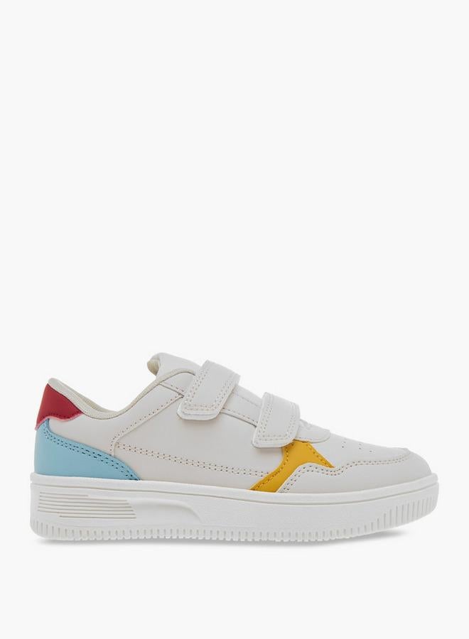 LBL by Shoexpress Boys Panelled Sneakers with Hook and Loop Closure - Image 3