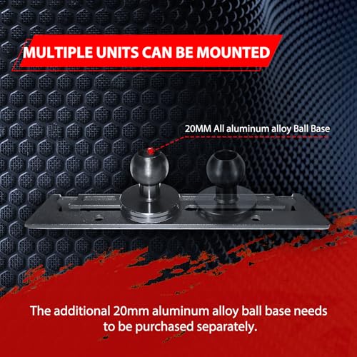 WXRYLYN 2018 RAM Dash Mount Phone Holder for 2013-2018 Truck Ram 1500 2500 3500 Metal Dash Platform Phone Mount Phone Holder R am Cell Phone Mount - Image 5