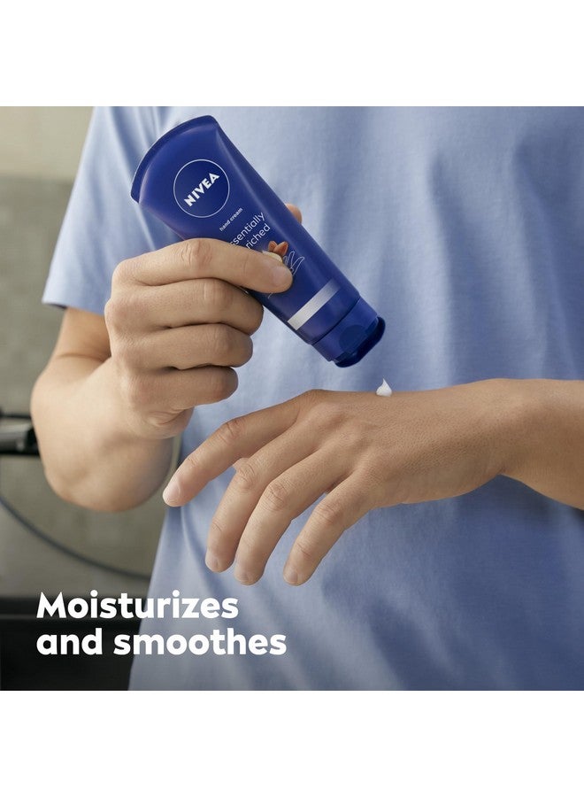 نيفيا مجموعة نيفيا للعناية بالبشرة المرطبة الأساسية، كريم لليدين غني بزيت اللوز وزبدة الشيا، أنبوب 2.6 أونصة (عبوة من قطعتين) + مرطب شفاه للعناية بالشفاه، عصا 0.17 أونصة (عبوة من قطعتين) - Image 3