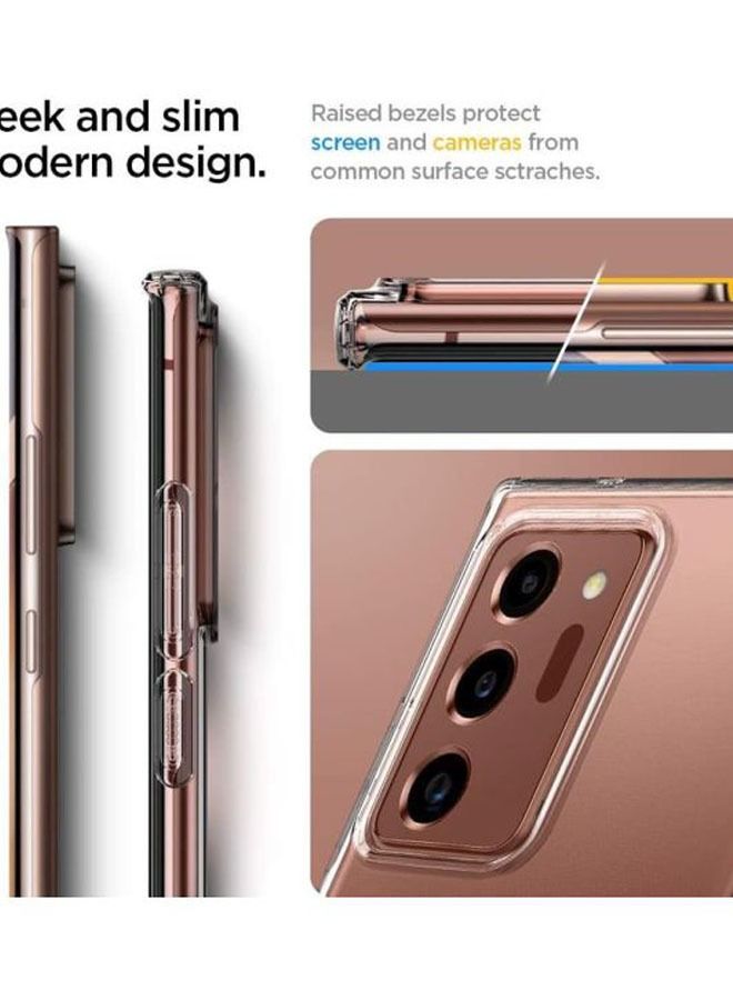 Liquid Crystal Protective Back Cover For Samsung Galaxy Note20 Ultra Crystal clear - Image 2