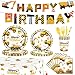GalaHub 194Pcs Construction Plates Birthday Party Supplies Decorations Serve 24 Includes Napkins Cups Tablecloth and Banner Boys Construction Themed Birthday Party - Image 3