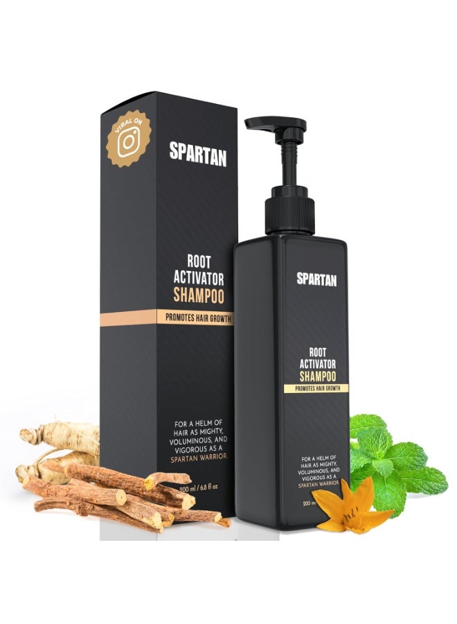سبارتان شامبو تنشيط الجذر للرجال - شامبو نمو الشعر لتساقط الشعر ورقق الشعر - Image 1