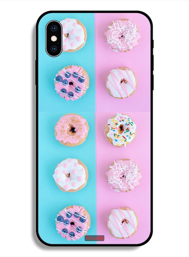 Tolwak Protective Case For Apple iPhone X Heather Donuts - Image 1