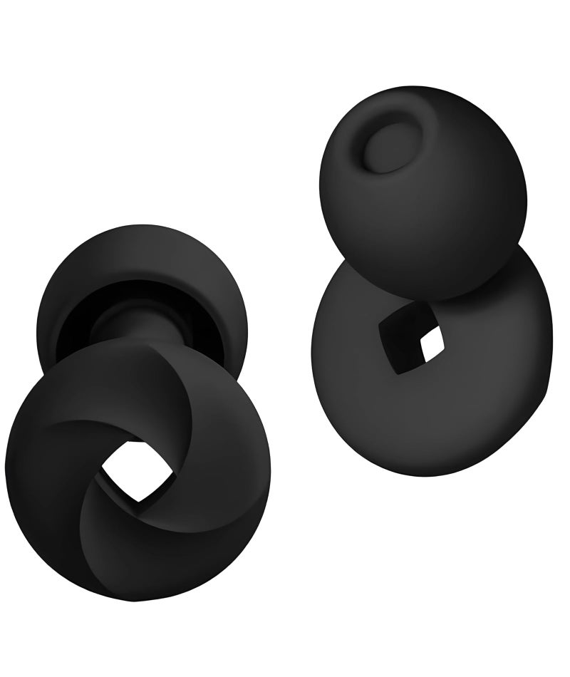 GODSDWARES سدادات أذن لولبية، سدادات أذن مانعة للضوضاء للنوم والسباحة والحفلات والسفر، سدادات أذن سيليكون مريحة للبالغين - Image 1