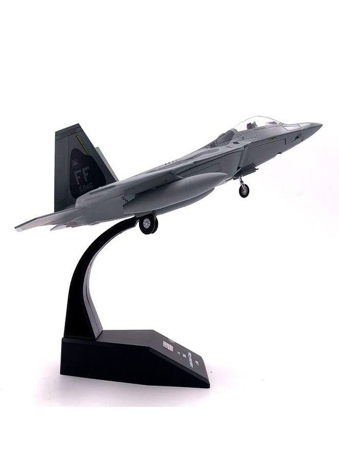 QIDS 1/100 Scale Airplane Model Toys Usa F 22 F22 Raptor Fighter Diecast Metal Plane Model Toy For Kids Gift Collection, Pack Of 1, Multicolor - Image 2