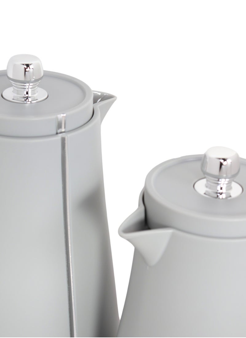 HOMEVEO The Line Thermos Set 1L + 0.6L - Elegant design for coffee and tea and superior thermal insulation to maintain heat for 20 hours  - Image 3