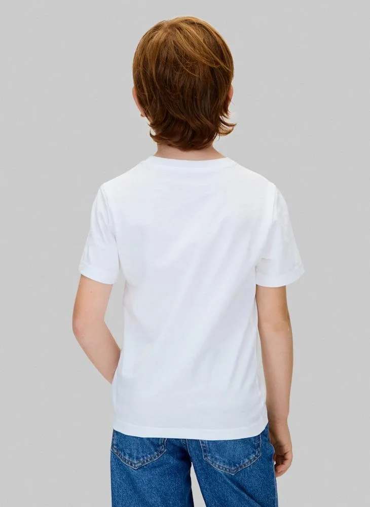 Calvin Klein Jeans Kids Graphic Crew Neck T-Shirt