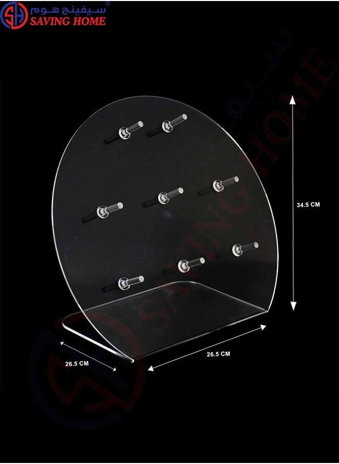 Acrylic Donut Stand 26.cm in Diameter And 34.5cm in Height