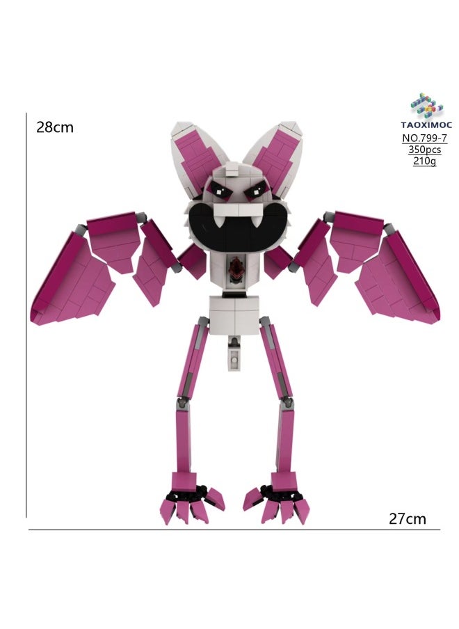 null - Poppy Playtime Chapter 4 Building Blocks Toy Time Game Plastic Building Blocks Small Particle ABS Material For Youth-Color:799-3 Crow Bobo - Image 1