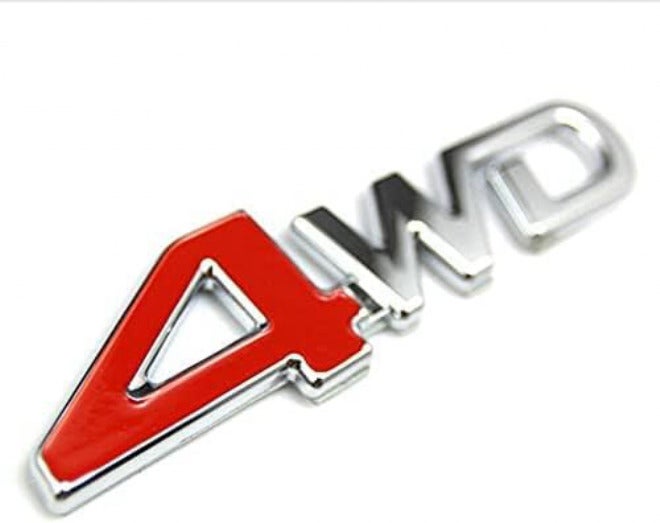 إنكوجنيتو ملصق شعار Incognito 4wd لجميع السيارات، معدن (فضي) تصميم عالمي عصري بسيط - Image 3
