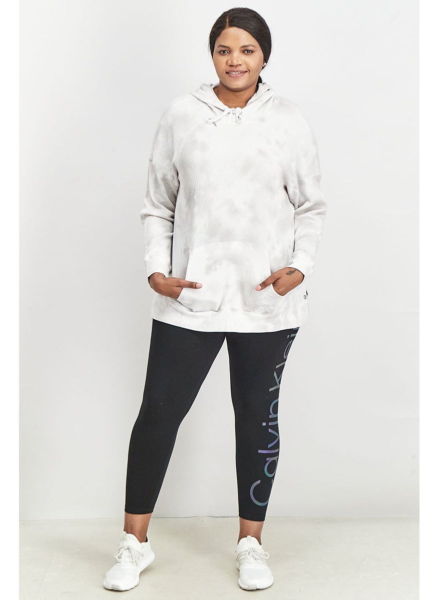 Women Plus Size Sportwear Fit Tie Dye Training Sweatshirt, Grey/White - pzsku/Z7666B92059D0037E6D94Z/45/_/1727881906/eee2710b-77e6-4343-8b48-230cfc4a3f0c