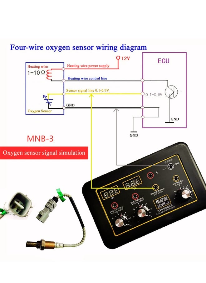 Generic - Mnb-3 Signal Generator Voltmeter Car Ecu Tester Auto Sensor Oil Pressure Analog Box Signal Simulator Repair Tool Automotive Sensor Tester Circuit Board Modules - Image 1