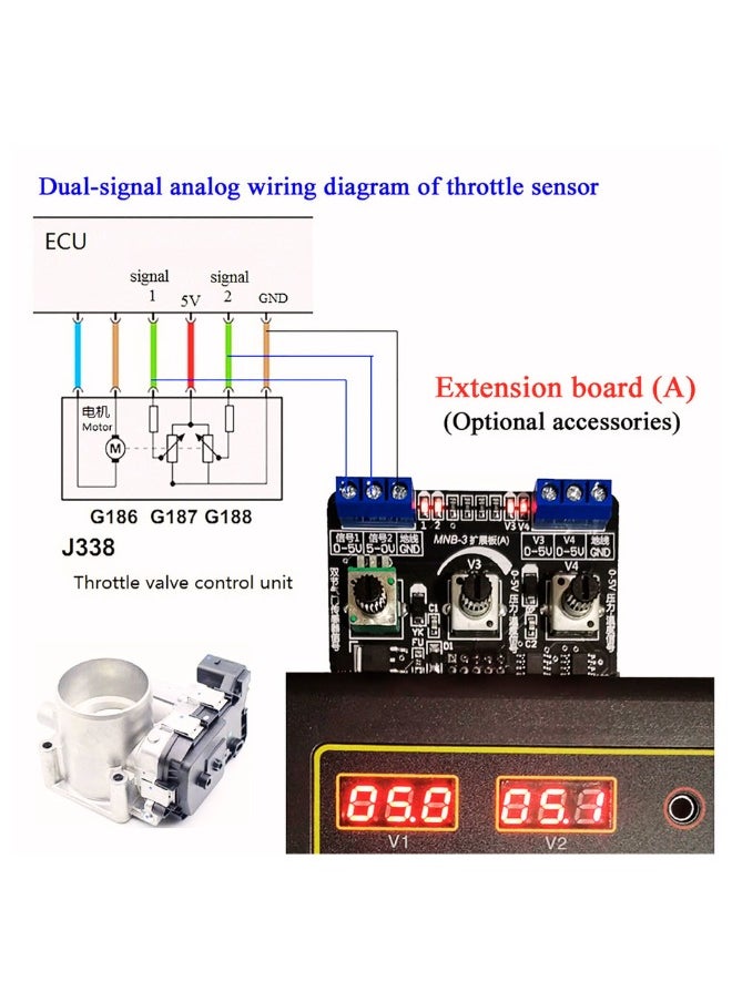 Generic - Mnb-3 Signal Generator Voltmeter Car Ecu Tester Auto Sensor Oil Pressure Analog Box Signal Simulator Repair Tool Automotive Sensor Tester Circuit Board Modules - Image 1