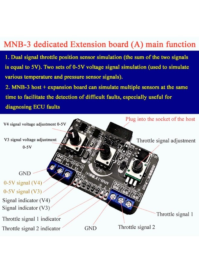 Generic - Mnb-3 Signal Generator Voltmeter Car Ecu Tester Auto Sensor Oil Pressure Analog Box Signal Simulator Repair Tool Automotive Sensor Tester Circuit Board Modules - Image 1