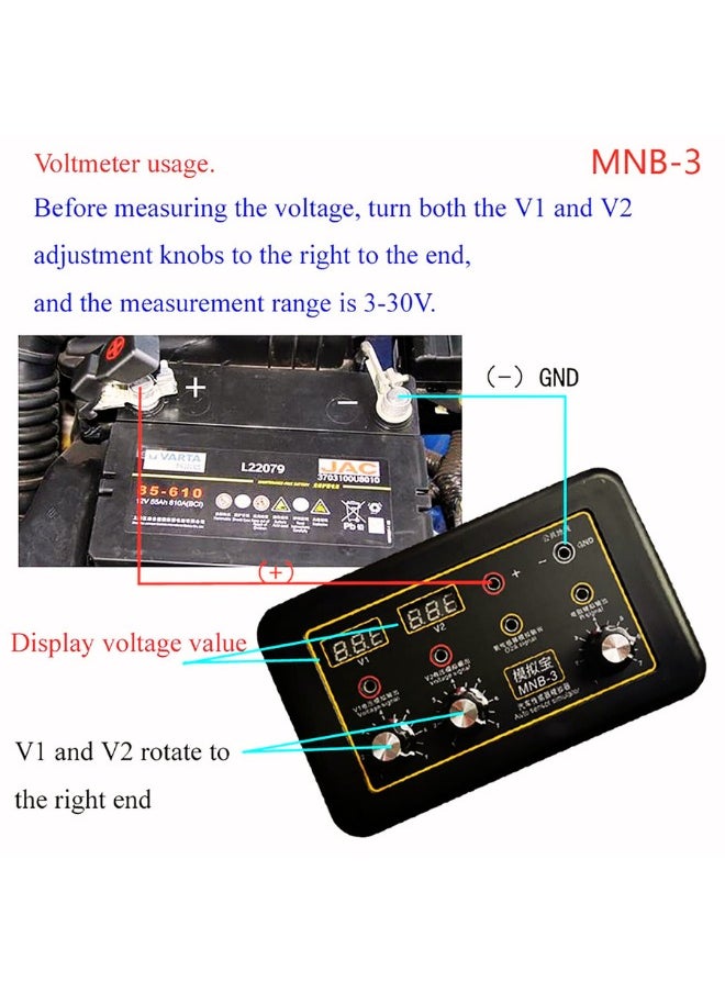 Generic - Mnb-3 Signal Generator Voltmeter Car Ecu Tester Auto Sensor Oil Pressure Analog Box Signal Simulator Repair Tool Automotive Sensor Tester Circuit Board Modules - Image 1