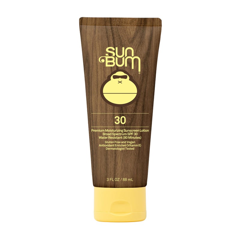 Sun Bum Original SPF 30 Sunscreen Body Lotion - Broad Spectrum Moisturizing Sunscreen with Vitamin E - Hawaii 104 Act Compliant (Made without Octinoxate & Oxybenzone) - Travel Size - 3 oz - Image 1